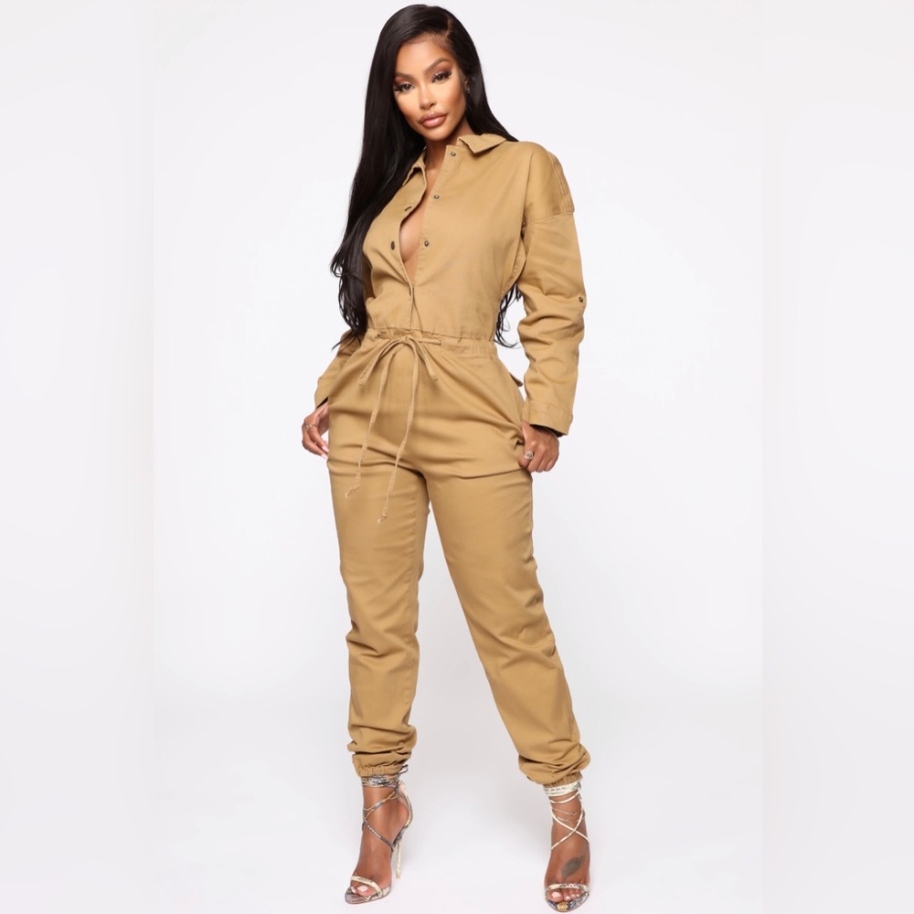 Utility Cargo Jumpsuit